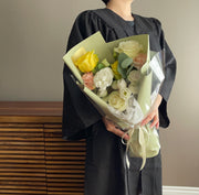 Graduation Sweet Blossoms Bouquet Green