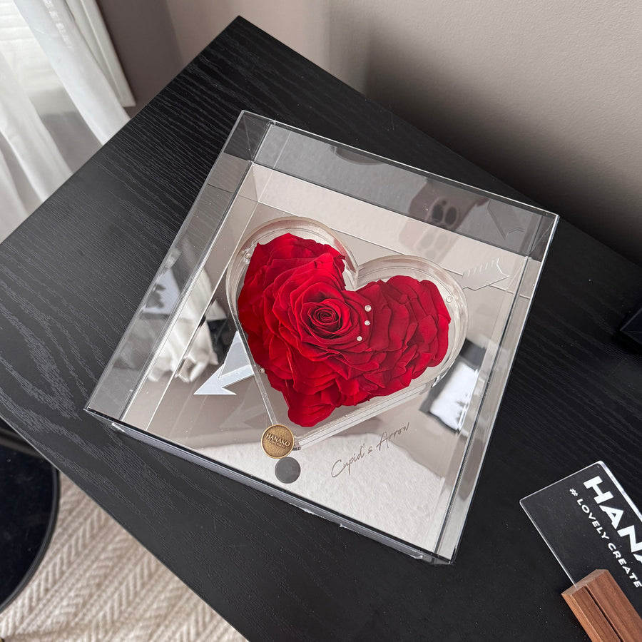 Cupid’s Arrow Preserved Rose Box