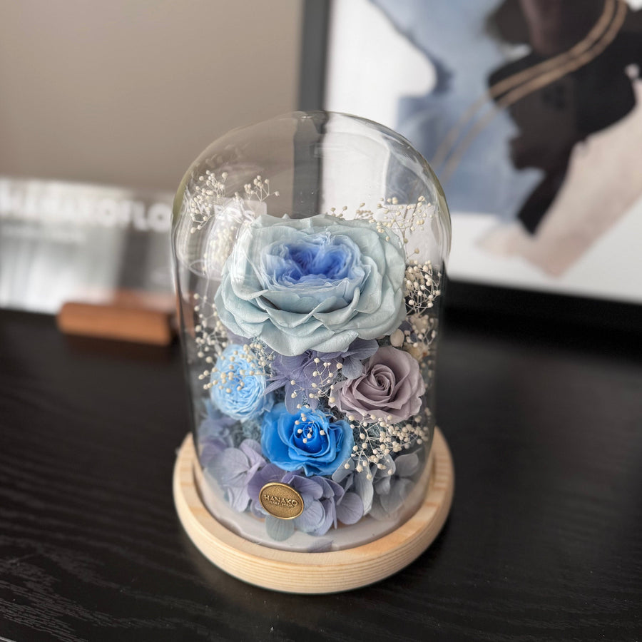 CLASSIC PRESERVED FLOWER CLOCHE