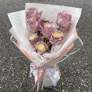 9/19 Violet Crystal  Rose Bouquet